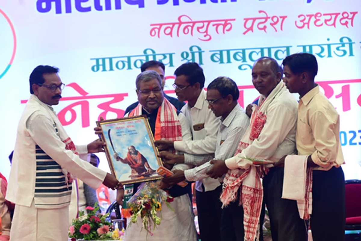 बाबूलाल मरांडी ने संभाला झारखंड भाजपा के प्रदेश अध्यक्ष का पदभार, कहा- राज्य की सभी 14 लोस सीटें जीतेंगे